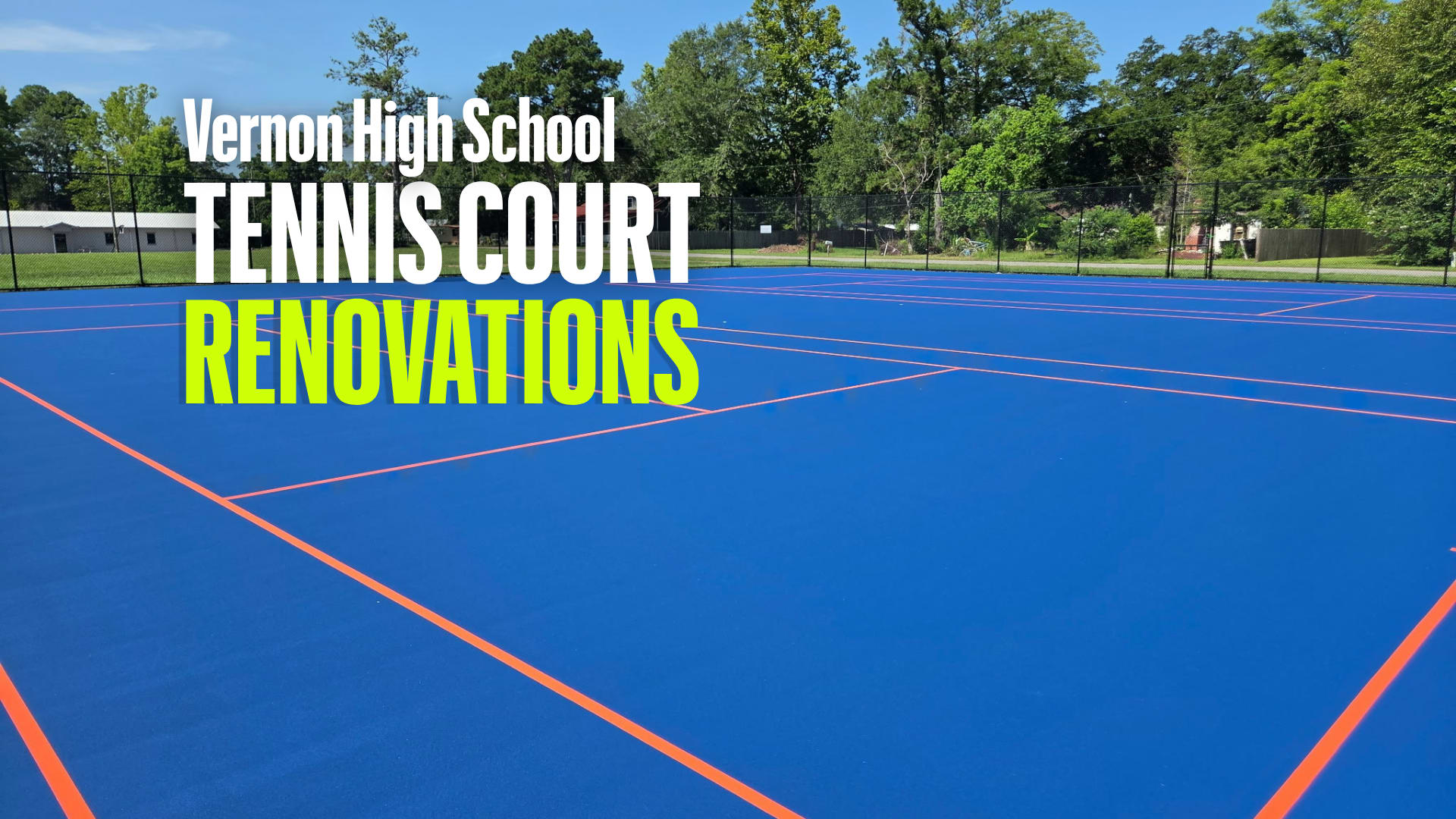 Seven Years in the Making: Vernon High School Celebrates Six New Tennis Courts